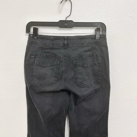 Anthropologie Pilcro Demilune Bootcut Utility Pants in Washed Black Size 25 - Picture 7 of 11